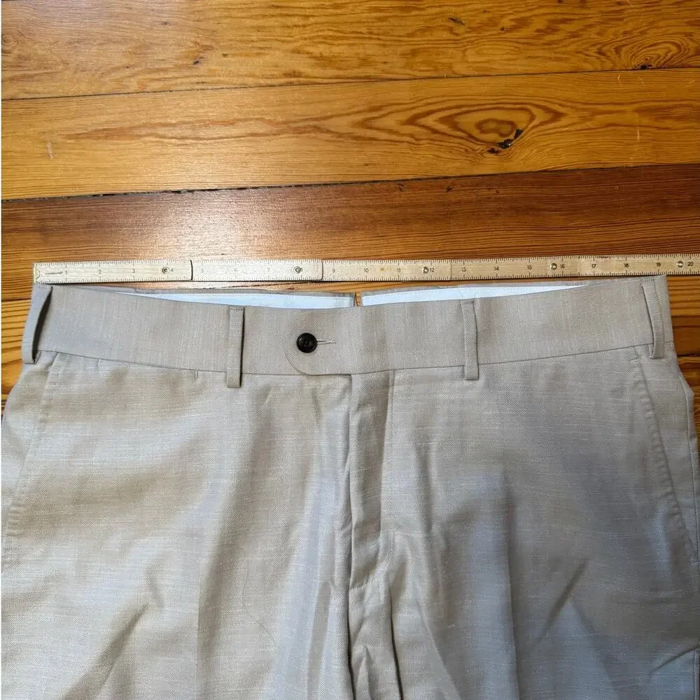 SUITSUPPLY Brescia Silk Linen Wool Blend Pants